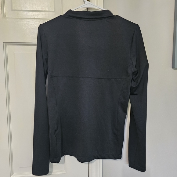 Nike Women's Black Long Sleeve Zip Top - Picture 3 of 4